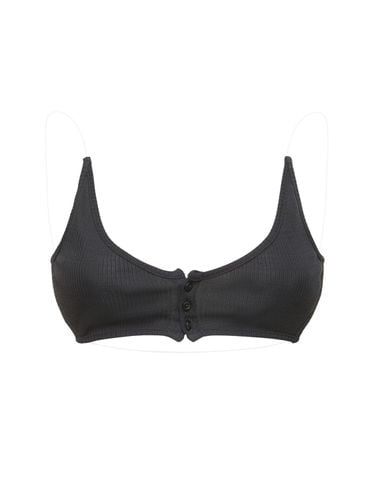 Ribbed Jersey Invisible Straps Bra Top - Y/PROJECT - Modalova