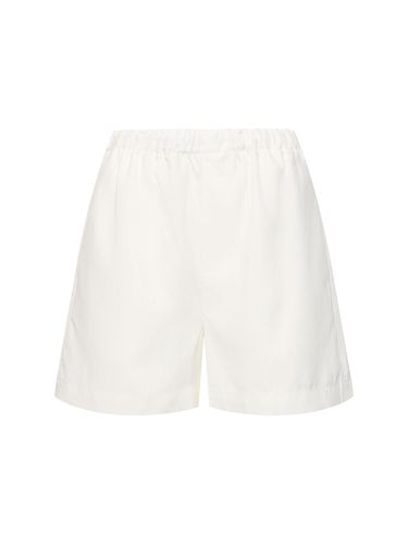 Seto Viscose Blend Shorts - LOULOU STUDIO - Modalova