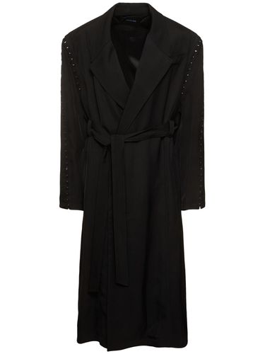 Oversized Mantel Aus Gabardine - MUGLER - Modalova