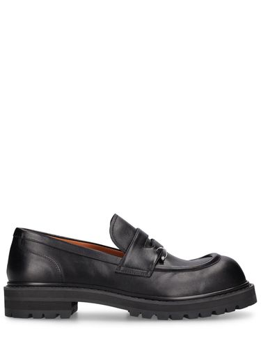 Leather Loafers - MARNI - Modalova