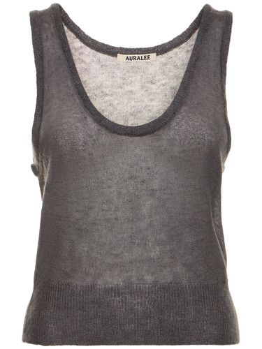 Mohair & Wool Knit Tank Top - AURALEE - Modalova