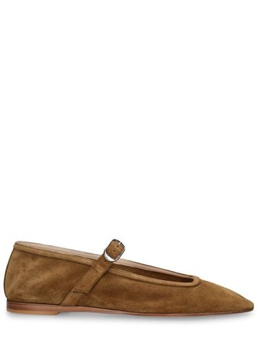 Mm Suede Mary Jane Ballet Flats - LE MONDE BERYL - Modalova