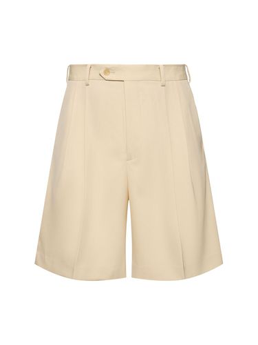 Wool Gabardine Wide Shorts - AURALEE - Modalova