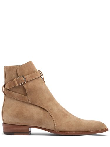 Mm Wyatt Suede Boots - SAINT LAURENT - Modalova