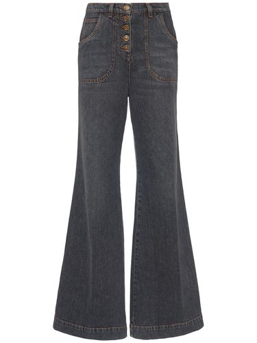 Denim High Rise Flared Jeans - ETRO - Modalova