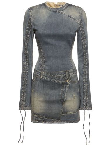 Vestido Corto De Denim - ACNE STUDIOS - Modalova