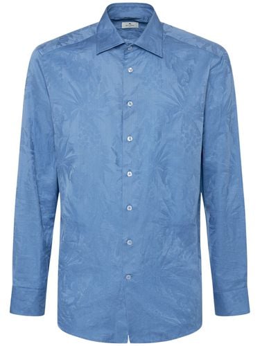 Cotton Jacquard Shirt - ETRO - Modalova