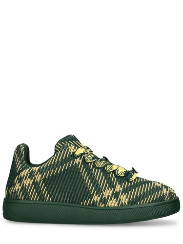 Mf Bubble Knit Low Top Sneakers - BURBERRY - Modalova