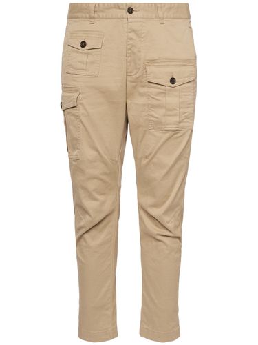 Pantalones Cargo De Algodón Stretch - DSQUARED2 - Modalova