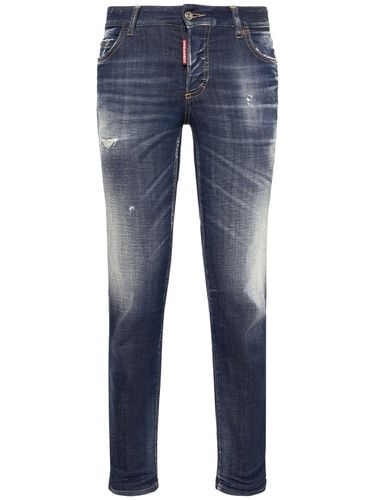 Jeans Skinny De Denim Con Cintura Baja - DSQUARED2 - Modalova