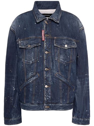 Giacca In Denim Imbottito - DSQUARED2 - Modalova