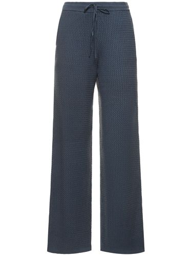 Pantaloni In Maglia Di Misto Viscosa - WEWOREWHAT - Modalova