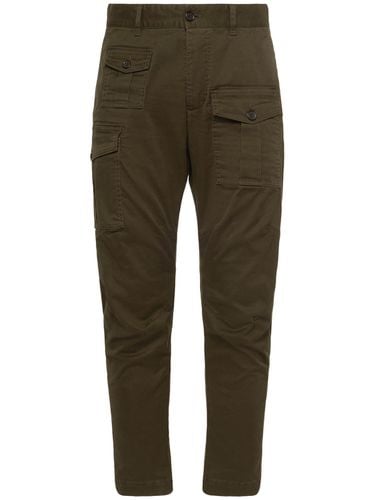 Pantalones Cargo De Algodón Stretch - DSQUARED2 - Modalova