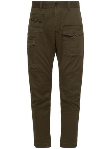 Sexy Stretch Cotton Cargo Pants - DSQUARED2 - Modalova