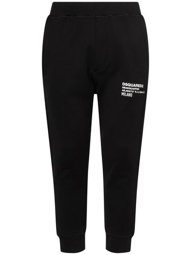 Dean Relaxed Fit Cotton Pants - DSQUARED2 - Modalova