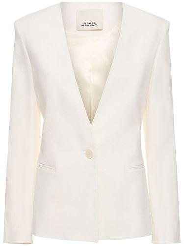 Blazer Aus Hanfmischung „manzi“ - ISABEL MARANT - Modalova