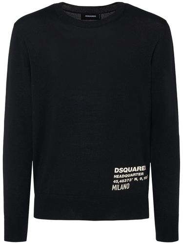 Ceresio 9 Wool Crewneck Sweater - DSQUARED2 - Modalova