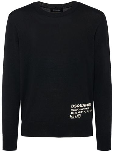 Wollpullover „ceresio 9“ - DSQUARED2 - Modalova