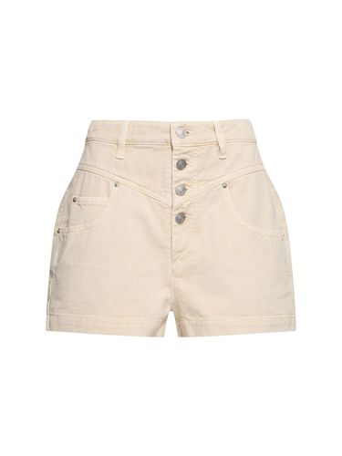 Jovany High Waist Cotton Shorts - MARANT ETOILE - Modalova