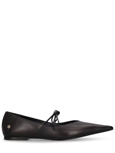 Mm Nikki Leather Flats - ANINE BING - Modalova