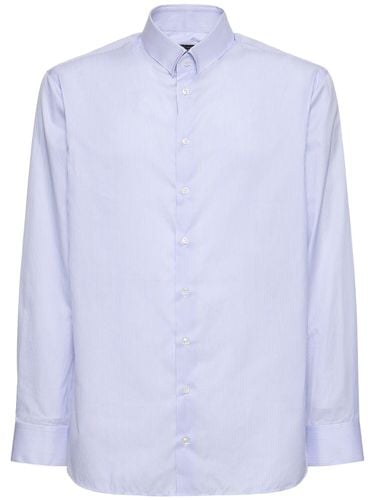 Camicia In Cotone - GIORGIO ARMANI - Modalova