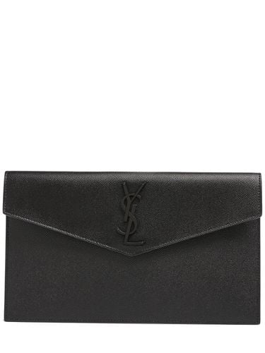 Clutch Uptown De Piel - SAINT LAURENT - Modalova