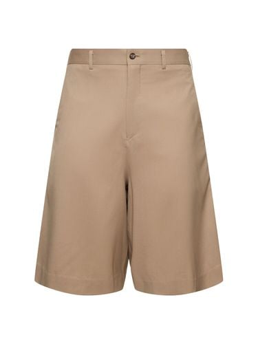 Boxy Fit Wool Shorts - COMME DES GARÇONS HOMME PLUS - Modalova