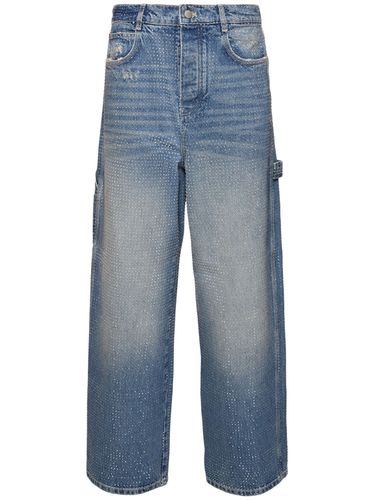 Jeans Aus Denim Mit Kristallen - MARC JACOBS - Modalova