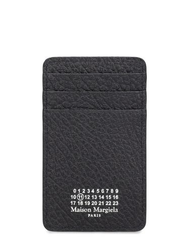 Porta Carte Di Credito Verticale In Pelle - MAISON MARGIELA - Modalova