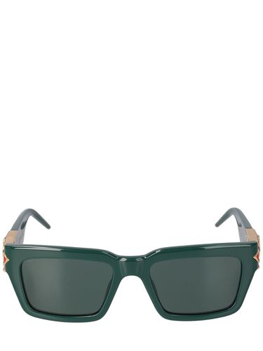 Rechteckige Sonnenbrille Mit Monogrammplakette - CASABLANCA - Modalova