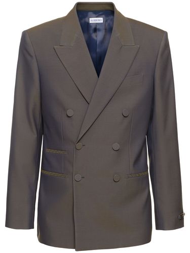 Double Breast Wool Blazer - BURBERRY - Modalova