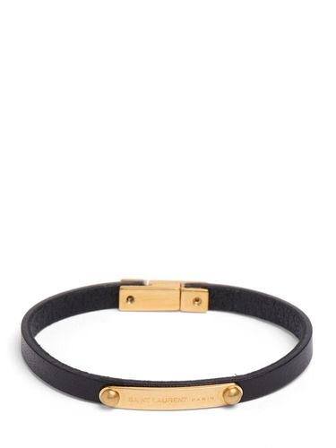 Bracciale Ysl In Pelle - SAINT LAURENT - Modalova