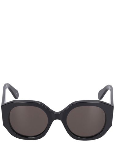 Oversized Logo Round Acetate Sunglasses - CHLOÉ - Modalova