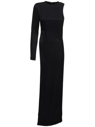 Fluid Cupro Twill Long Dress - MM6 MAISON MARGIELA - Modalova