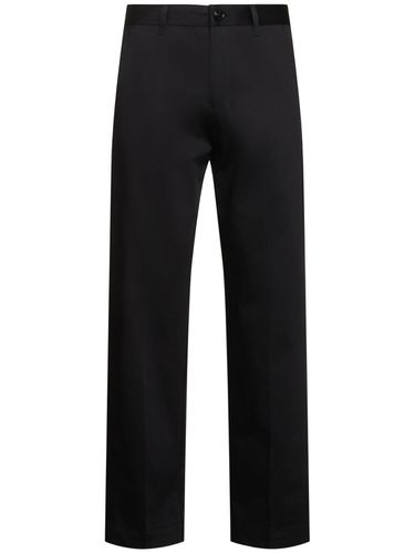 Straight Cotton Chino Pants - AMI PARIS - Modalova