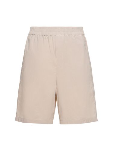 Shorts In Crepe Di Cotone - AMI PARIS - Modalova