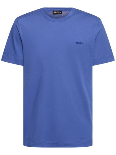 Camiseta De Algodón - ZEGNA - Modalova