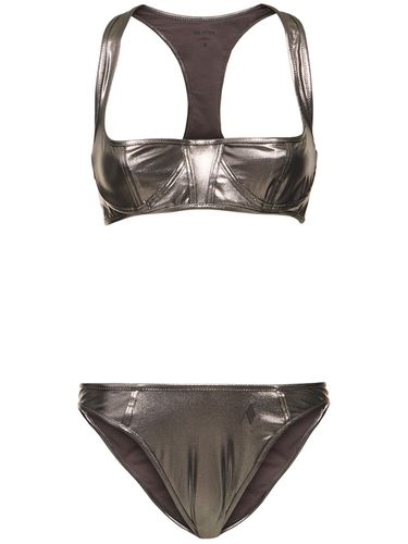 Metallic Lycra Balconette Bikini Set - THE ATTICO - Modalova