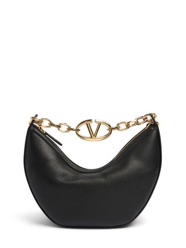 Small V Logo Gate Leather Top Handle Bag - VALENTINO GARAVANI - Modalova