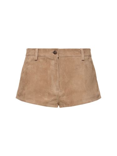 Suede Shorts - MAGDA BUTRYM - Modalova