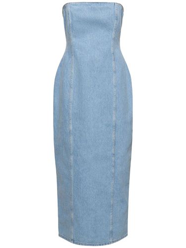 Vestido De Denim De Algodón - MAGDA BUTRYM - Modalova