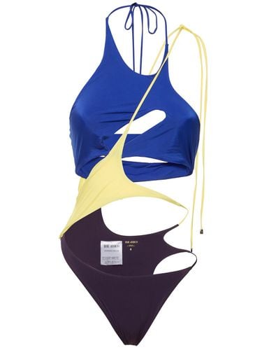 Lycra Cutout One Piece Swimsuit - THE ATTICO - Modalova