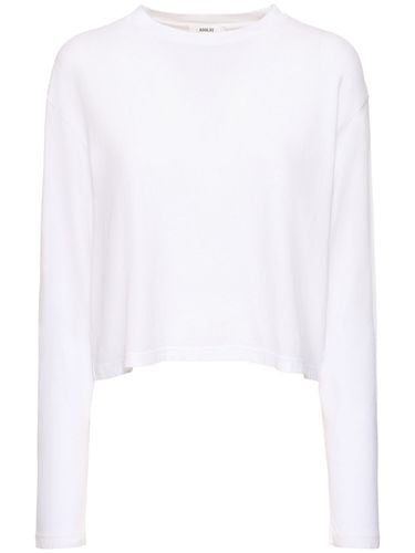 Mason Cropped Organic Cotton T-shirt - AGOLDE - Modalova