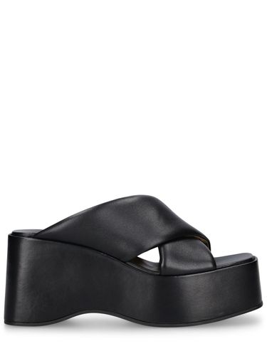 Mm Vicky Leather Wedges - PARIS TEXAS - Modalova