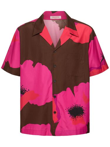 Printed Short Sleeve Shirt - VALENTINO - Modalova