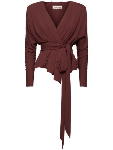 Chaqueta De Jersey Viscosa - ALEXANDRE VAUTHIER - Modalova