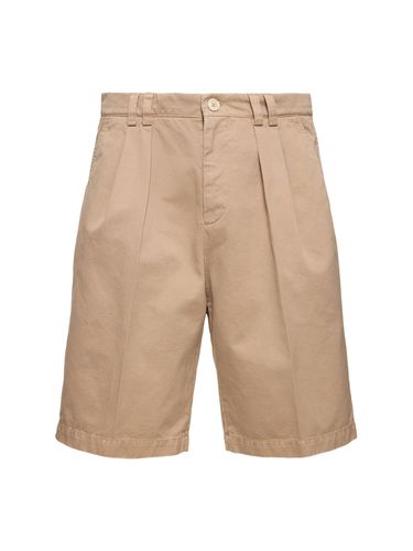 Dyed Cotton Shorts - BRUNELLO CUCINELLI - Modalova