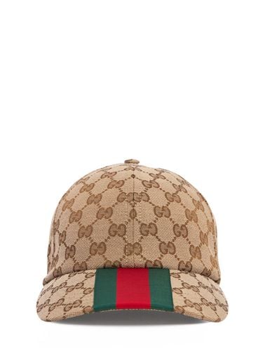 Baseballkappe Aus Canvas "original Gg" - GUCCI - Modalova