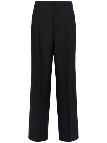 Oversized Wool Gabardine Pants - AMI PARIS - Modalova