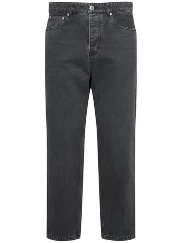 Jeans Tapered Fit In Denim Di Cotone - AMI PARIS - Modalova